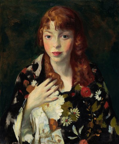 Edna Smith in einem japanischen Gewand von Robert Cozad Henri